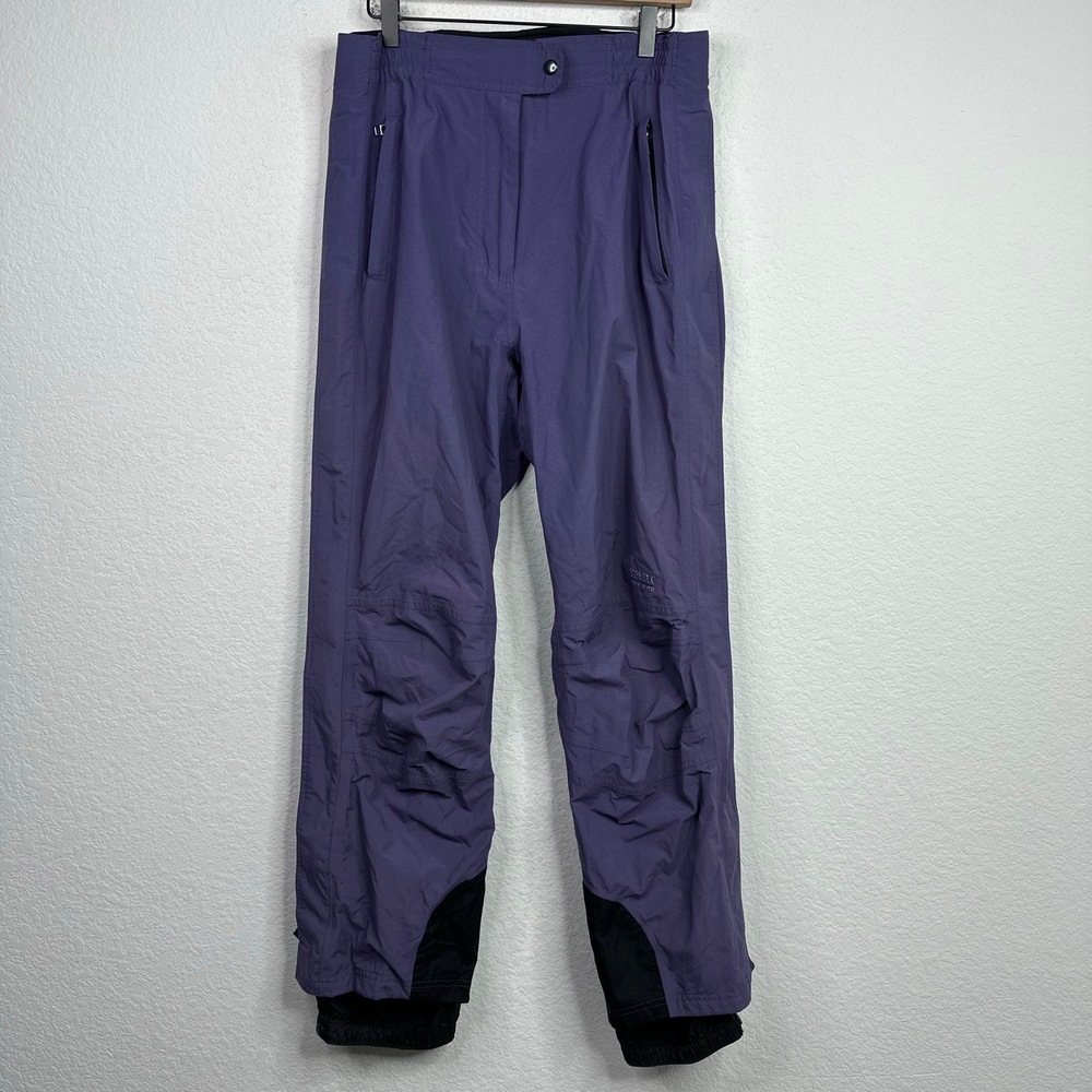 Obermeyer Pants Womens 12 Purple Gore-Tex Zip Waterproof Snowboarding Ski Winter